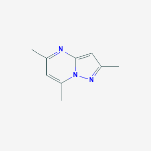 molecular formula C9H11N3 B037558 2,5,7-三甲基吡唑并[1,5-a]嘧啶 CAS No. 112581-74-5
