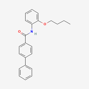 N-(2-butoxyphenyl)-4-biphenylcarboxamide