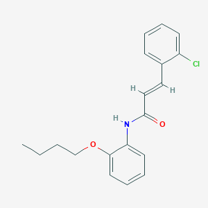 N-(2-butoxyphenyl)-3-(2-chlorophenyl)acrylamide