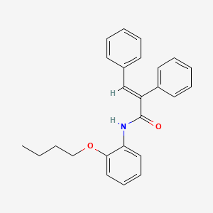 N-(2-butoxyphenyl)-2,3-diphenylacrylamide