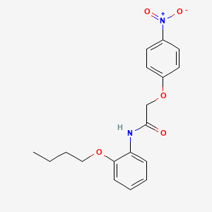 N-(2-butoxyphenyl)-2-(4-nitrophenoxy)acetamide