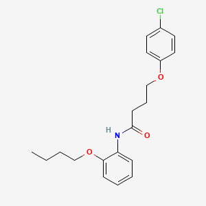 N-(2-butoxyphenyl)-4-(4-chlorophenoxy)butanamide