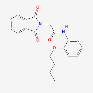 N-(2-butoxyphenyl)-2-(1,3-dioxoisoindol-2-yl)acetamide