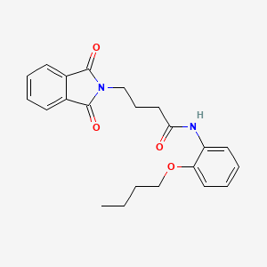 N-(2-butoxyphenyl)-4-(1,3-dioxo-1,3-dihydro-2H-isoindol-2-yl)butanamide