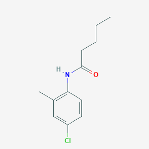 N-(4-chloro-2-methylphenyl)pentanamide