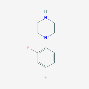 molecular formula C10H12F2N2 B037559 1-(2,4-二氟苯基)哌嗪 CAS No. 115761-79-0