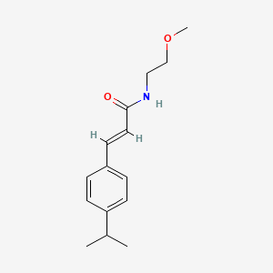 3-(4-isopropylphenyl)-N-(2-methoxyethyl)acrylamide