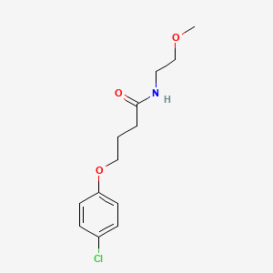 4-(4-chlorophenoxy)-N-(2-methoxyethyl)butanamide