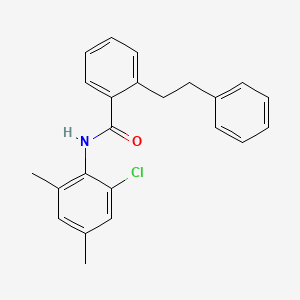 N-(2-chloro-4,6-dimethylphenyl)-2-(2-phenylethyl)benzamide