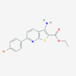 Ethyl 3-amino-6-(4-bromophenyl)thieno[2,3-b]pyridine-2-carboxylate