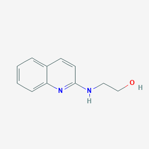 2-[(Quinolin-2-yl)amino]ethan-1-ol