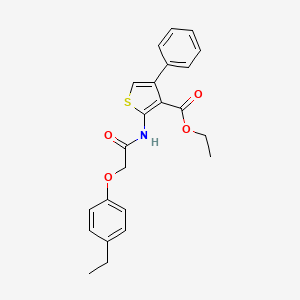 Ethyl 2-[[2-(4-ethylphenoxy)acetyl]amino]-4-phenylthiophene-3-carboxylate