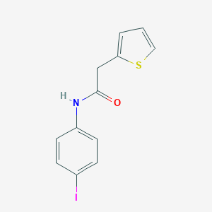molecular formula C12H10INOS B375627 N-(4-iodophenyl)-2-(2-thienyl)acetamide 