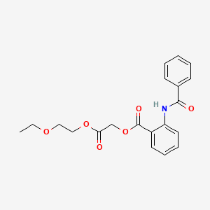 2-(2-ethoxyethoxy)-2-oxoethyl 2-(benzoylamino)benzoate