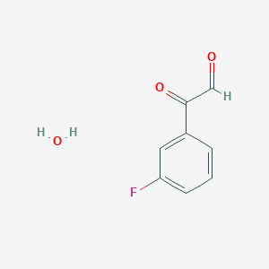 molecular formula C8H7FO3 B037563 3-Fluorophenylglyoxal hydrate CAS No. 121247-01-6