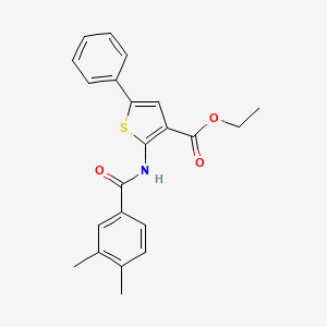 Ethyl 2-[(3,4-dimethylphenyl)carbonylamino]-5-phenylthiophene-3-carboxylate