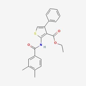 Ethyl 2-[(3,4-dimethylbenzoyl)amino]-4-phenylthiophene-3-carboxylate