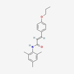 N-mesityl-3-(4-propoxyphenyl)acrylamide