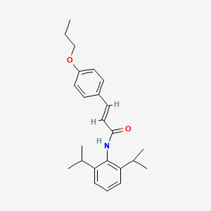 N-(2,6-diisopropylphenyl)-3-(4-propoxyphenyl)acrylamide