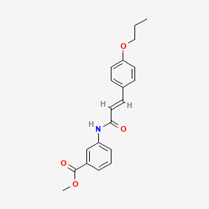 methyl 3-{[3-(4-propoxyphenyl)acryloyl]amino}benzoate