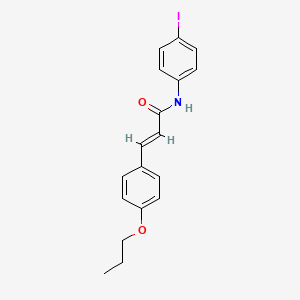 N-(4-iodophenyl)-3-(4-propoxyphenyl)acrylamide