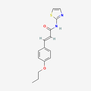 3-(4-propoxyphenyl)-N-1,3-thiazol-2-ylacrylamide