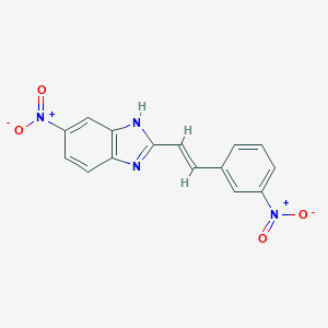 6-nitro-2-(2-{3-nitrophenyl}vinyl)-1H-benzimidazole