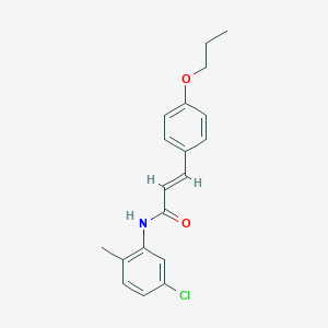 (2E)-N-(5-chloro-2-methylphenyl)-3-(4-propoxyphenyl)prop-2-enamide