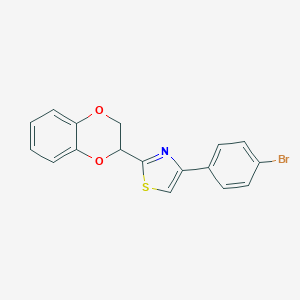 4-(4-Bromophenyl)-2-(2,3-dihydro-1,4-benzodioxin-2-yl)-1,3-thiazole