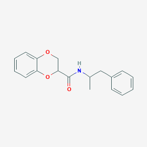 N-(1-phenylpropan-2-yl)-2,3-dihydro-1,4-benzodioxine-2-carboxamide