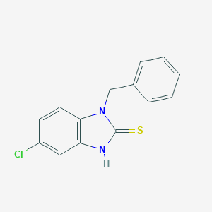 molecular formula C14H11ClN2S B375667 1-benzyl-5-chloro-1H-1,3-benzodiazole-2-thiol CAS No. 100440-60-6
