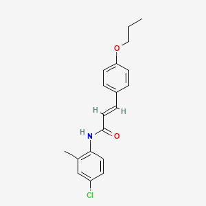 N-(4-chloro-2-methylphenyl)-3-(4-propoxyphenyl)acrylamide