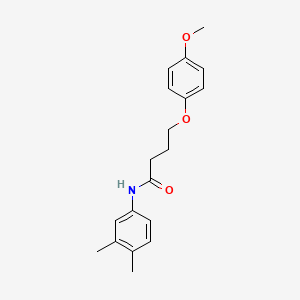 N-(3,4-dimethylphenyl)-4-(4-methoxyphenoxy)butanamide