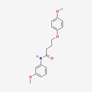 4-(4-methoxyphenoxy)-N-(3-methoxyphenyl)butanamide