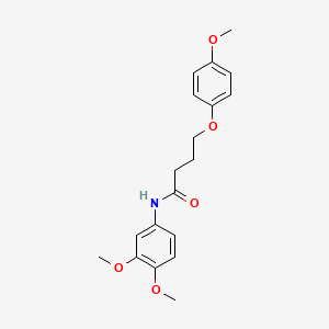 N-(3,4-dimethoxyphenyl)-4-(4-methoxyphenoxy)butanamide