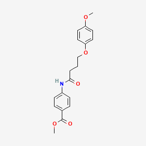 Methyl 4-[4-(4-methoxyphenoxy)butanoylamino]benzoate