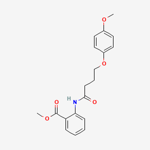 methyl 2-{[4-(4-methoxyphenoxy)butanoyl]amino}benzoate