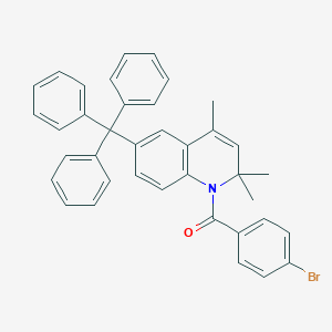 (4-bromophenyl)(2,2,4-trimethyl-6-tritylquinolin-1(2H)-yl)methanone