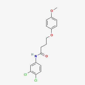 N-(3,4-dichlorophenyl)-4-(4-methoxyphenoxy)butanamide