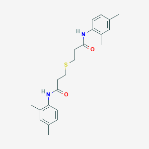 3-{[3-(2,4-dimethylanilino)-3-oxopropyl]sulfanyl}-N-(2,4-dimethylphenyl)propanamide