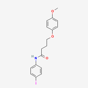 N-(4-iodophenyl)-4-(4-methoxyphenoxy)butanamide