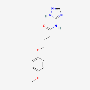 4-(4-methoxyphenoxy)-N-4H-1,2,4-triazol-3-ylbutanamide