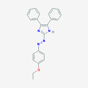 molecular formula C23H20N4O B375690 2-[(4-ethoxyphenyl)diazenyl]-4,5-diphenyl-1H-imidazole CAS No. 333353-68-7