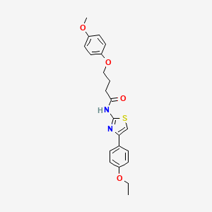 N-[4-(4-ethoxyphenyl)-1,3-thiazol-2-yl]-4-(4-methoxyphenoxy)butanamide