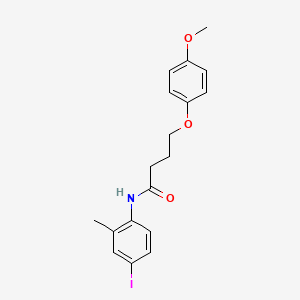 N-(4-iodo-2-methylphenyl)-4-(4-methoxyphenoxy)butanamide