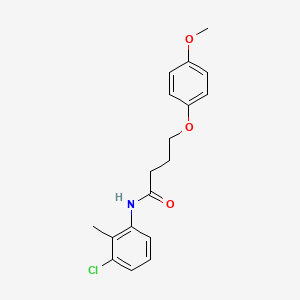 N-(3-chloro-2-methylphenyl)-4-(4-methoxyphenoxy)butanamide