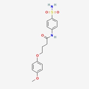 4-(4-methoxyphenoxy)-N-(4-sulfamoylphenyl)butanamide