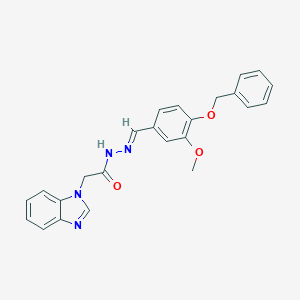 2-(1H-benzimidazol-1-yl)-N'-[4-(benzyloxy)-3-methoxybenzylidene]acetohydrazide