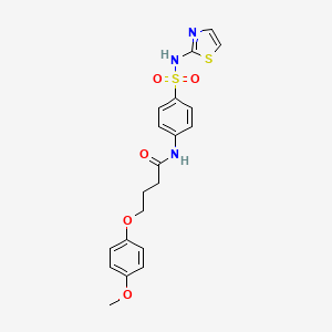 4-(4-Methoxy-phenoxy)-N-[4-(thiazol-2-ylsulfamoyl)-phenyl]-butyramide