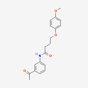 N-(3-acetylphenyl)-4-(4-methoxyphenoxy)butanamide